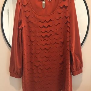 Burnt Orange Boutique Dress